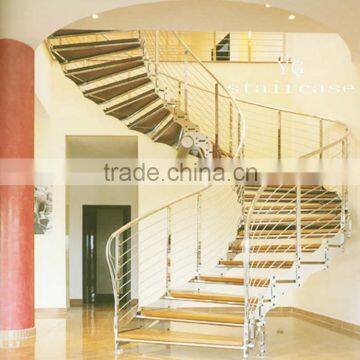 Steel Staircase With Wood Treads YG-9003-10