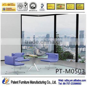 PT-M0503Meeting room table design tempered glass table used furniture office desk arabic intelligent furniture design