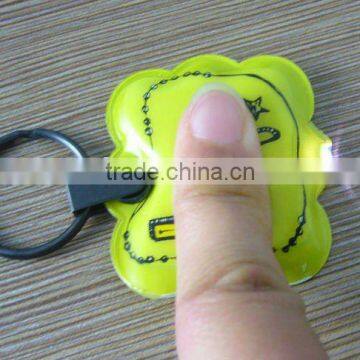 promotional novelty led keychain light with customized shape