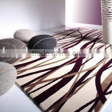 Customized Modern hand tufted hotel Carpet with fire proof