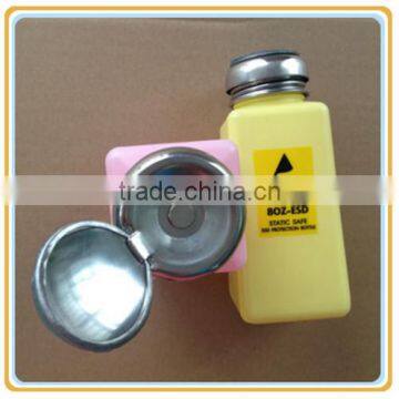 Colored Plastic Antistatic Alcohol Dispenser Bottle