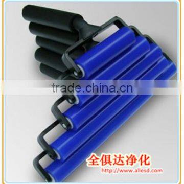 Esd 4inch Silicone Adhesive Roller Blue Color photo-2