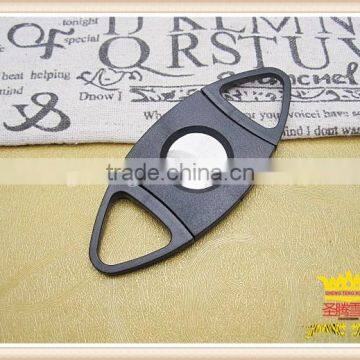 The small aperture triangle cigar scissors, plastic Color wood double cigar cutter, double shear cigar cutter,cigar scissors