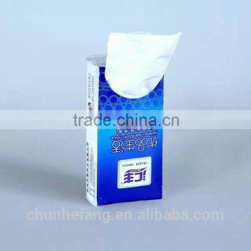 Cheap 100% virgin wood pulp custom soft pocket facial tissue paper