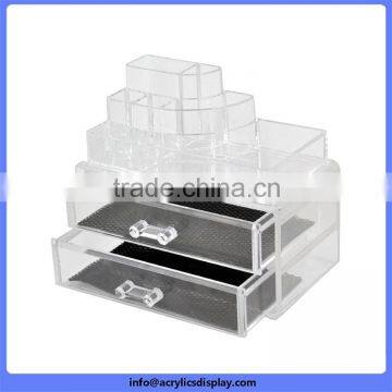 Cheap price custom Trade Assurance acrylic makeup organizer brush holder