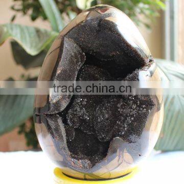 Natural Large Dragon Septarian Crystal Healing Egg Geode