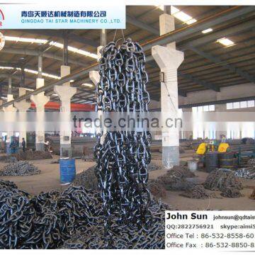 Stud Link Anchor Chain U2/U3 Grade Black Painting photo-4