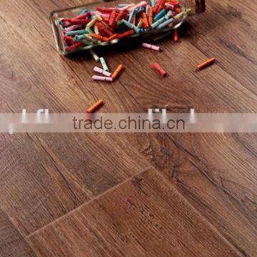 12mm Brown Teak HDF laminate flooring Price