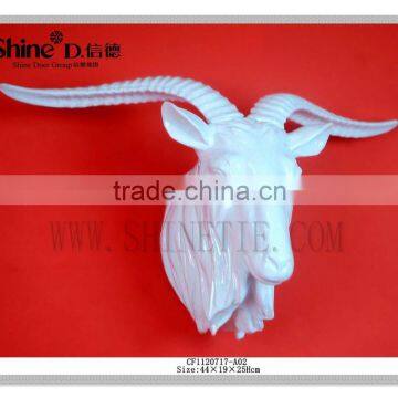 Animal head decoration goat head wall sculpture