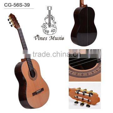 solid wood standard concert classical guitar handmade