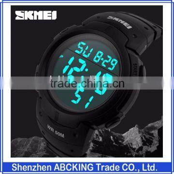 Sport popular branded watche outdoor multi function skmei led waterproof watches instructions