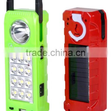 High powder led portable flashlight wall mounted 1w led solar light with use interface led light 1905