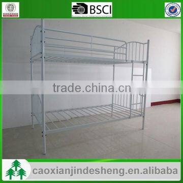 2015 new product power coating white color durable metal bunk bed