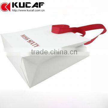 Art paper fashion paper bag hand length packaging bags customized