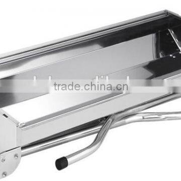 Portable thick stainless steel folding shelf home outdoor charcoal grill BBQ Queen