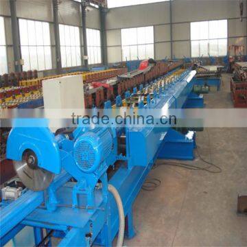 , Mitsubishi PLC Hydraulic Cutting Downspout pipe forming machine