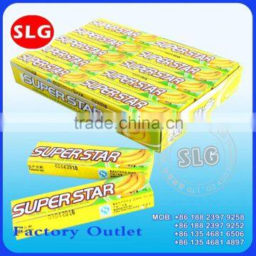 14g sweet super star banana chewing gum