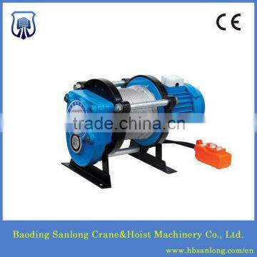 KCD type wire rope electric crane hoist for construction