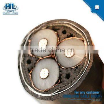 Free sample medium voltage 8.7/10kv xlpe insulation 3 core 120mm2 150mm2 power cable