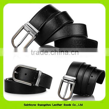 Alibaba Wholesale Black Crocodile or Python Pattern Human Genuine Leather Belt Strap For Men 16264