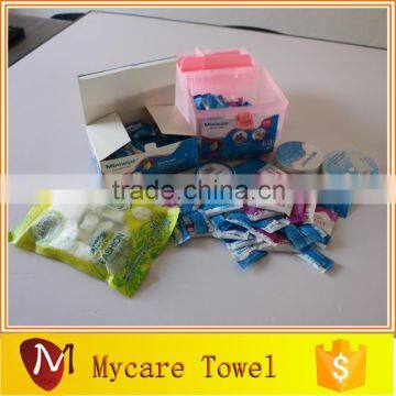 Manufacturer supply 100% cotton custom compressed towel