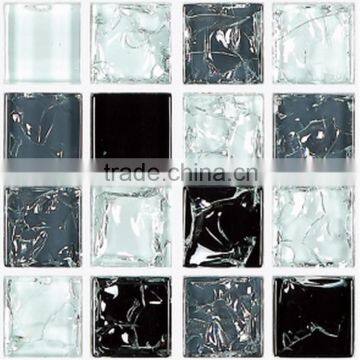 cheap glass crack series mosaic tile for home interior decoration /wallpapers(PMG23L014)