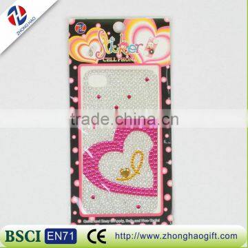 2016 new hot sale lovely mobile phone sticker