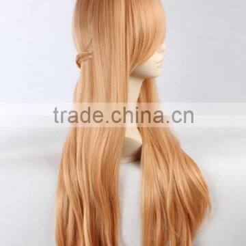Costume Long blond body wave wig N371