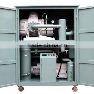 Fully closed type Model ZX vacuum oil filter machine set