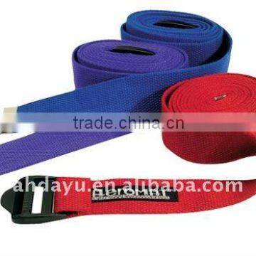 Cinch Buckle Cotton Yoga Strap