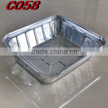 restangle aluminium foil tray container