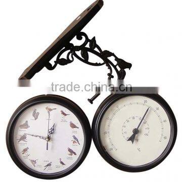 doulbe face antique wall clock