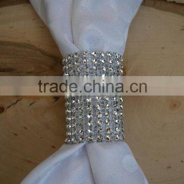 DIY Rhinestone Diamond Mesh Chair Sash Bands photo-2