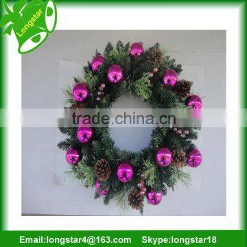 2016 Hot Sale PVC Artificial Christmas Wreath photo-6