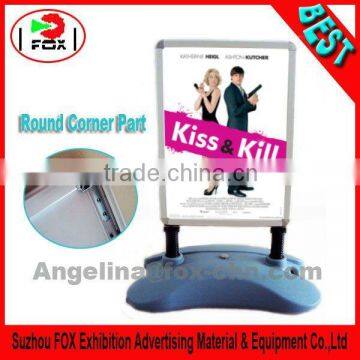 Poster board with water tank
