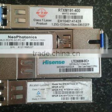 Alcatel-Lucent Model No 3fe26774AA 01 MFGR WTD MFGR P N RTXM191-404 C17 sfp transceiver