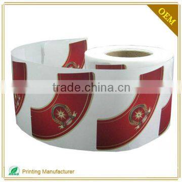 Custom Warning Neck Bottle Adhesive Labels Bucket Product Label For Plastic Bags