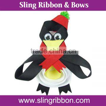 Penguin Hair Barrette For Little Girls