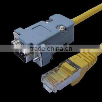 RJ45 - DB9 Male Assembly