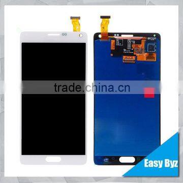 New and original for samsung lcd panel replacement,wholesale lcd with digitizer assembly for samsung note 4 lcd screen white