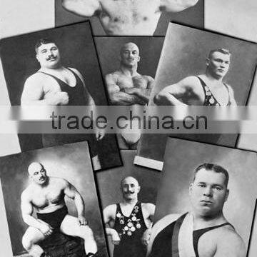 Seven Bodybuilding Champions 12x18 Giclee on canvas