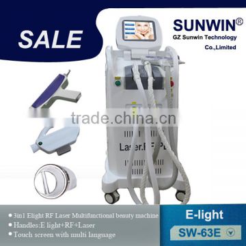 medical CE approval pain free fast hair removal elight with factory price