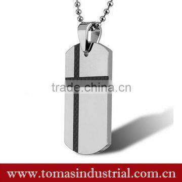 classic plain military dog tag