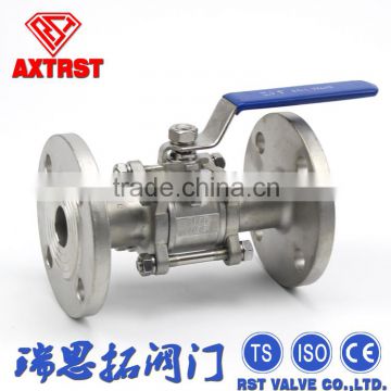 Stainless Steel 3PC CF8M 1000 WOG Flange Ball Valve