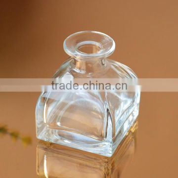 Square bottom glass perfume bottle/diffuser bottle