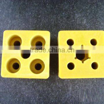 Plastic block cnc milling machinery parts OEM service