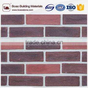 Free sample provided ornament artificial brick stone