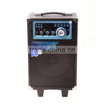 Professional Amplifier Wooden Bluetooth Portable Trolley Speaker photo-2