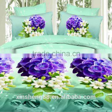 Nantong Wholesale 3d Bedding Sets Elegant Flower Printing set Colorful magic