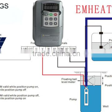 EM9-GD3-022 without battery 380VAC output type 30hp solar submersible pump inverter